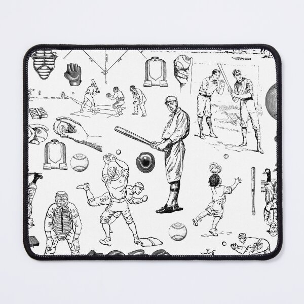 Item preview, antique baseball players sports vintage illustration designed and sold by Gossip Rag.
