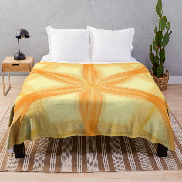 Item preview, Golden Orange Floral Geometric Pattern designed and sold by EsmArtUniverse.
