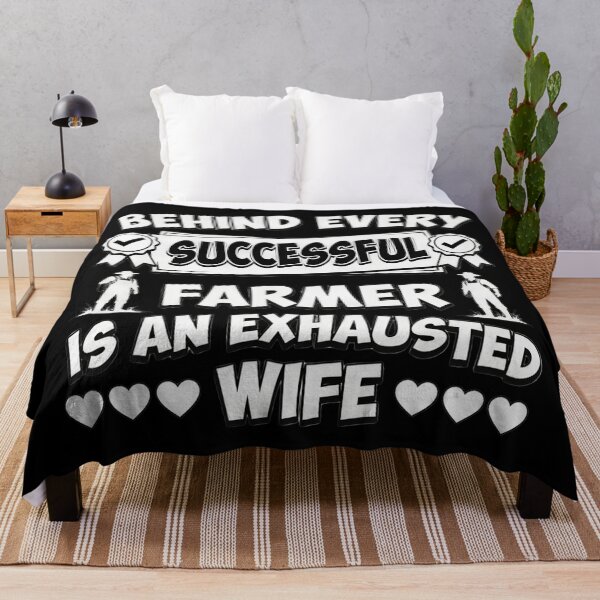Item preview, Behind Every Successful Farmer Exhausted Wife designed and sold by TshirtsOnline-.