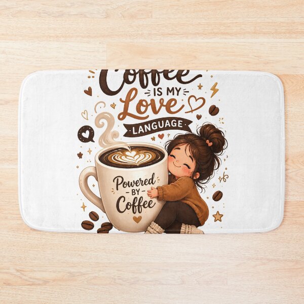Item preview, CuteCoffee Lover Love Langage Design designed and sold by SurrealSproutz.