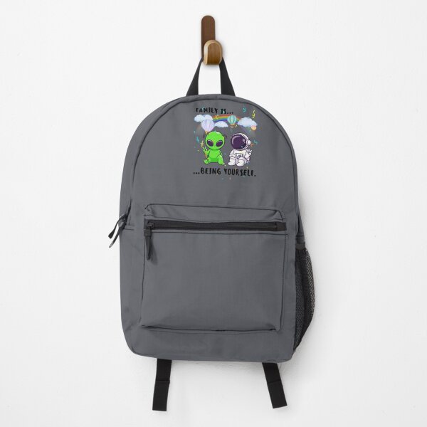 Item preview, Family Is Being Yourself – Cute Astronaut & Alien Friendship designed and sold by AhmadAnnaPrints.