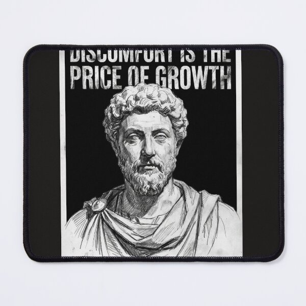 Item preview, Marcus Aurelis: Discomfort Is The Price Of Growth designed and sold by StoicPillar.