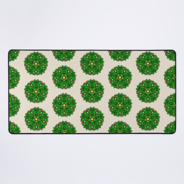 Item preview, Green Floral Geometric Pattern designed and sold by EsmArtUniverse.
