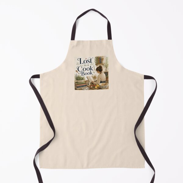 Item preview, Lost in a Cook Book Cozy Kitchen Reading Design for Food Lovers Home Cooks and Book Lovers designed and sold by Novel Works Studio.