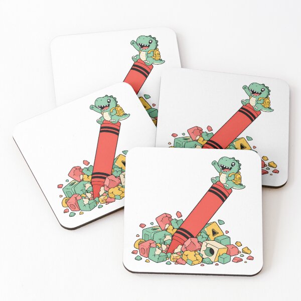 Item preview, Cute Back To School Dinosaur Kawaii Cartoon Dino designed and sold by chattsuede.