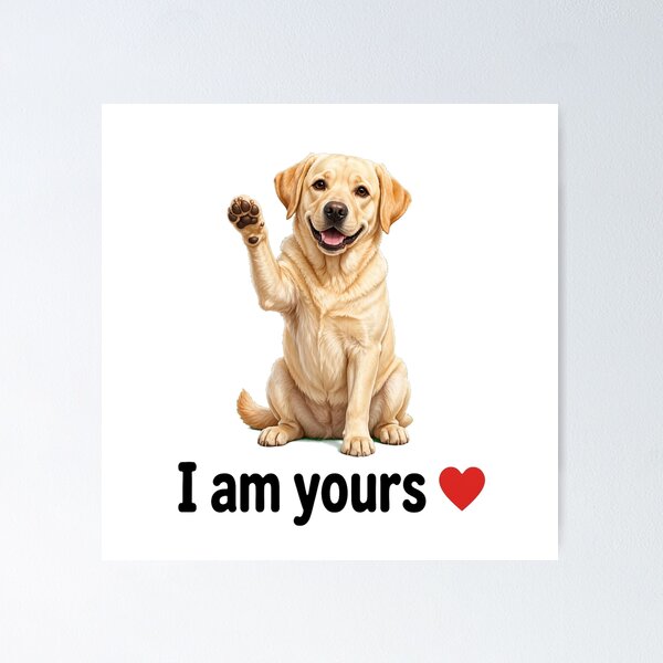 Item preview, I am yours designed and sold by Lam Tran.