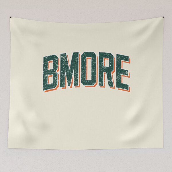 Item preview, Vintage BMORE Distressed Baltimore City Connect Jersey Sports Fan Team Pride designed and sold by RockTheFeal.