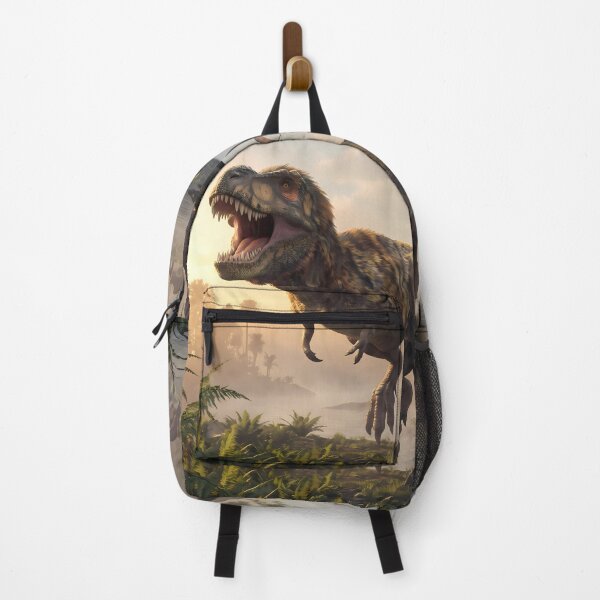 Item preview, Epic Prehistoric Dinosaur World Jurassic Landscape Art designed and sold by ART ATTACK ZONE.