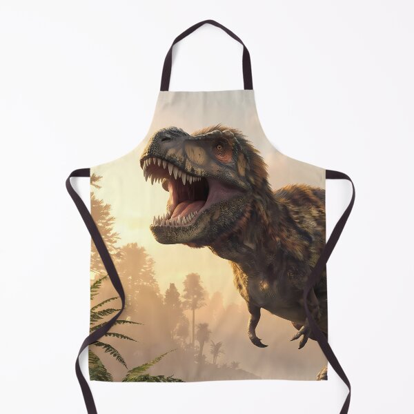 Item preview, Epic Prehistoric Dinosaur World Jurassic Landscape Art designed and sold by ART ATTACK ZONE.