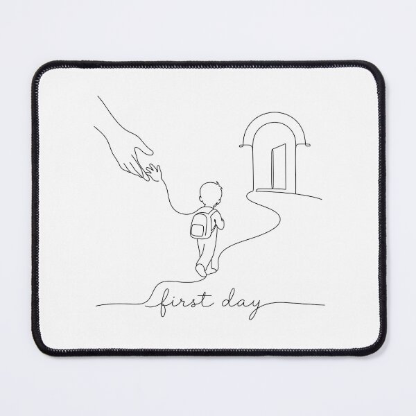 Item preview, First Day Of Kindergarten Minimalist One Line designed and sold by chattsuede.