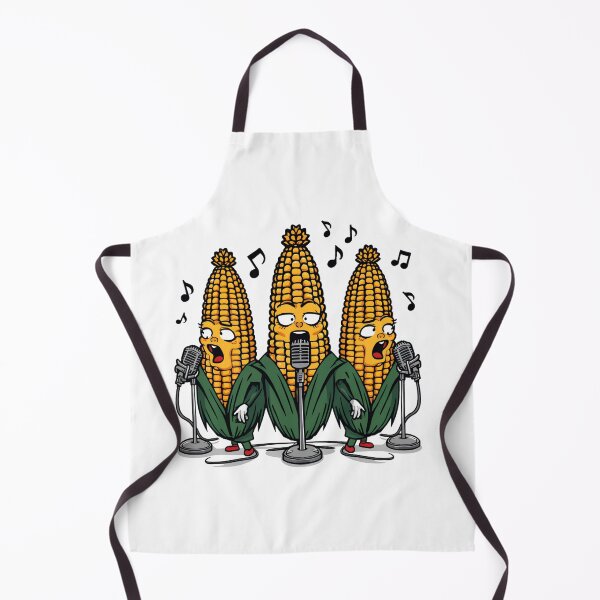 Item preview, Funny Corn Vocalists Music Band T-Shirt Design designed and sold by StakkaFu.