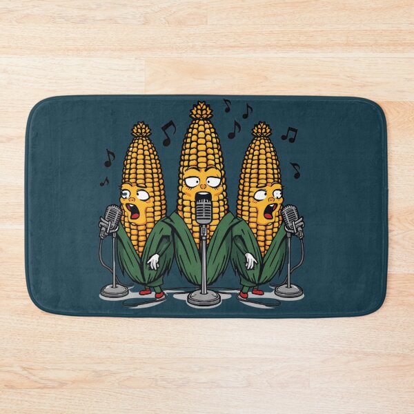 Item preview, Funny Corn Vocalists Music Band T-Shirt Design designed and sold by StakkaFu.