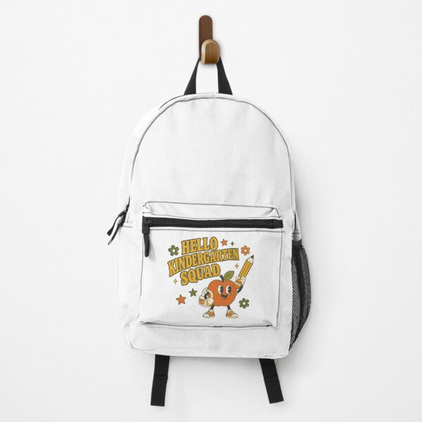 Item preview, Hello Kindergarten Squad Groovy Cartoon Apple Mascot designed and sold by chattsuede.