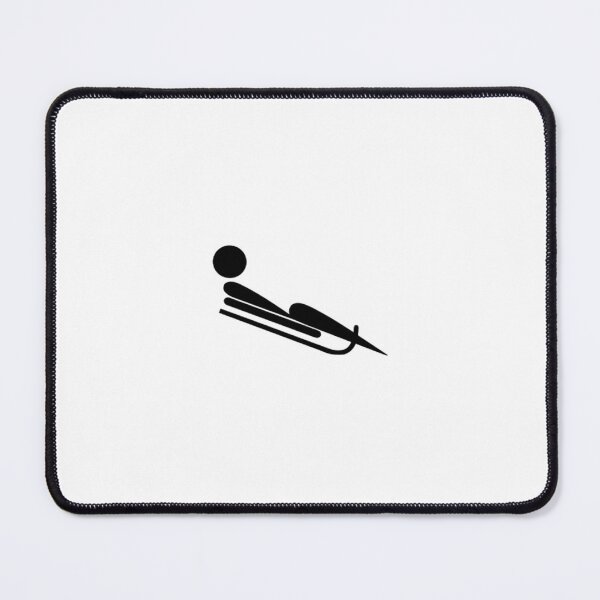 Item preview, ZPS Winter Sport Luge Black Silhouette designed and sold by ZaryaParx.