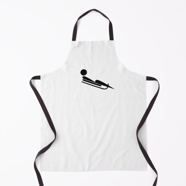 Item preview, ZPS Winter Sport Luge Black Silhouette designed and sold by ZaryaParx.