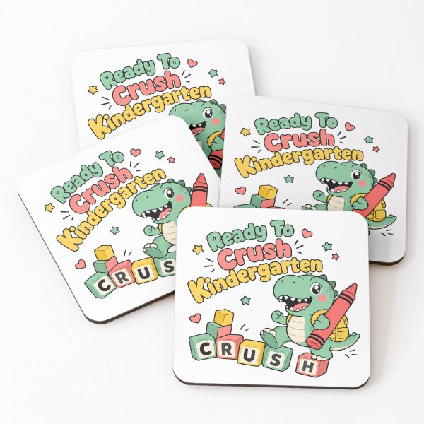Item preview, Ready To Crush Kindergarten Dinosaur Back To School designed and sold by chattsuede.