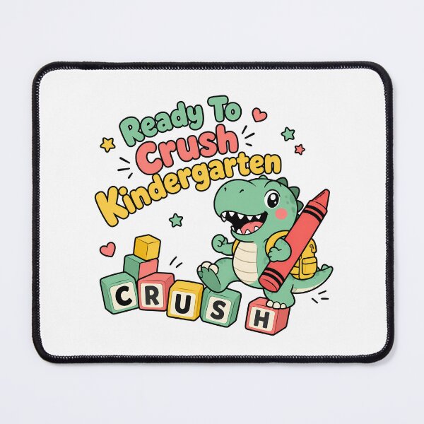 Item preview, Ready To Crush Kindergarten Dinosaur Back To School designed and sold by chattsuede.
