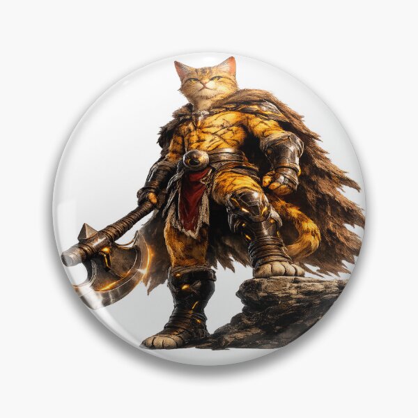 Item preview, ⚔️ Barbarian Cat designed and sold by jubileuuu.