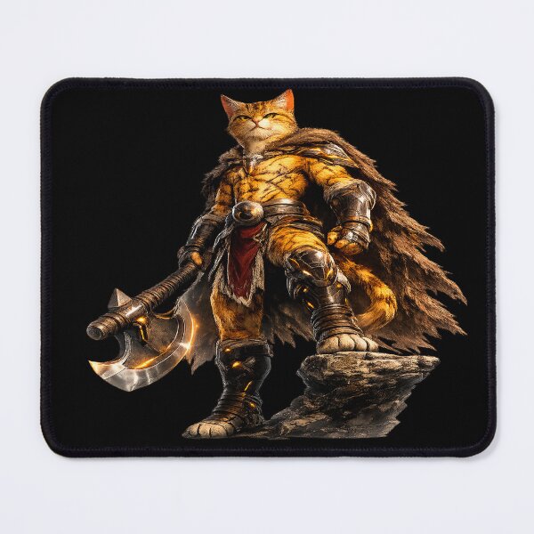Item preview, ⚔️ Barbarian Cat designed and sold by jubileuuu.