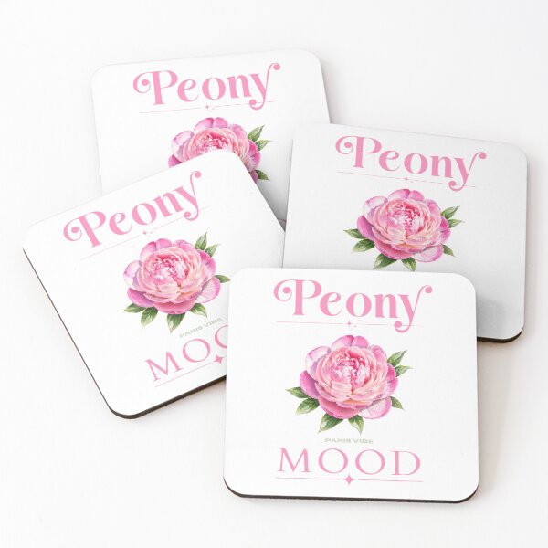Item preview, Peony Mood – Pink Watercolor Peony Floral Aesthetic designed and sold by Blueberry-art23.