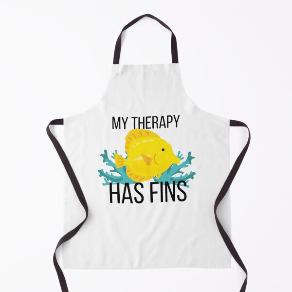 Item preview, My Therapy Has Fins Funny Fish Keeper Aquarium Gift" designed and sold by CrestlineDesign.