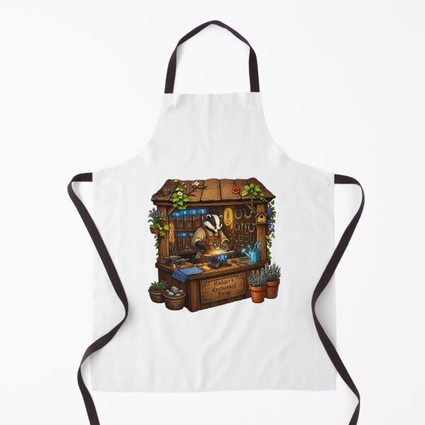 Item preview, Badger's Enchanted Forge | Fantasy Blacksmith | Magical Smithy | Woodland Craftsman | Cozy Forge Workshop designed and sold by MrDev.