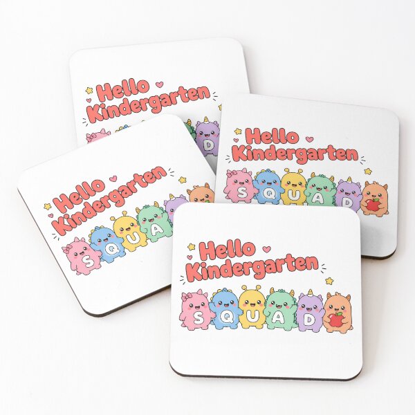 Item preview, Hello Kindergarten Monster Squad Cute Back To School designed and sold by chattsuede.