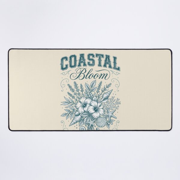 Item preview, Coastal Bloom – Seashell & Wildflower Bouquet Design designed and sold by Sea Gem.