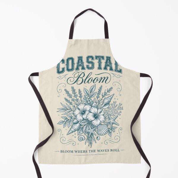 Item preview, Coastal Bloom – Seashell & Wildflower Bouquet Design designed and sold by Sea Gem.