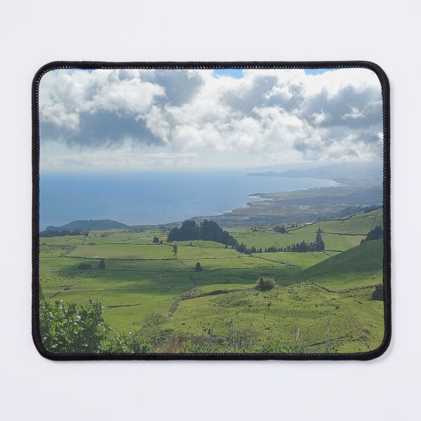 Item preview, The photograph shows the view of the lush green island of Sao Miguel in the Azores archipelago. designed and sold by Knock on my door.