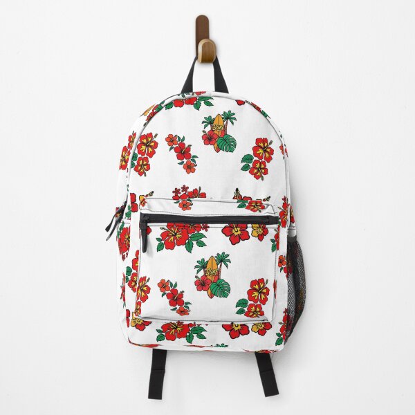 Item preview, Retro Surf Hibiscus Tropical Flowers Halftone Pop Art designed and sold by DonnaRaine.