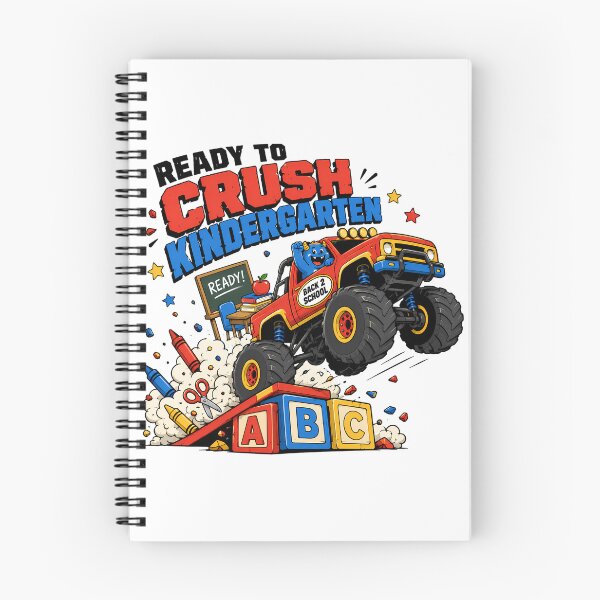 Item preview, Ready To Crush Kindergarten Monster Truck First Day designed and sold by chattsuede.