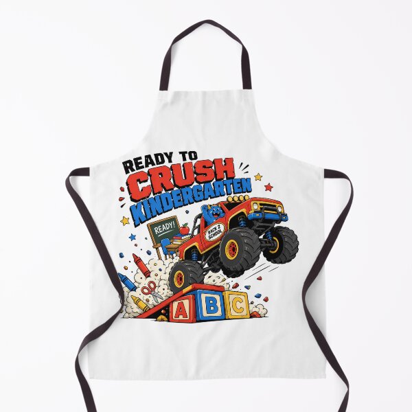 Item preview, Ready To Crush Kindergarten Monster Truck First Day designed and sold by chattsuede.
