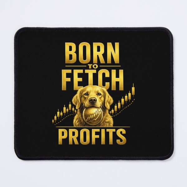 Item preview, Born to Fetch Profits Funny Trading Dog Golden Retriever T Shirt designed and sold by PipForgeStudio .
