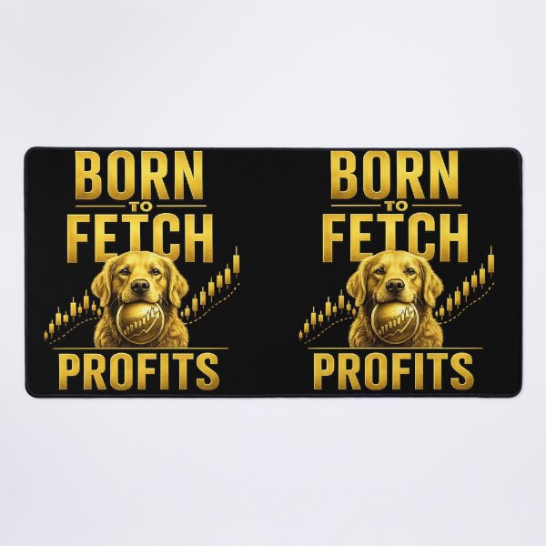 Item preview, Born to Fetch Profits Funny Trading Dog Golden Retriever T Shirt designed and sold by PipForgeStudio .