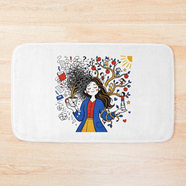 Item preview, Teacher Burnout Doodle For Elementary Educators designed and sold by chattsuede.