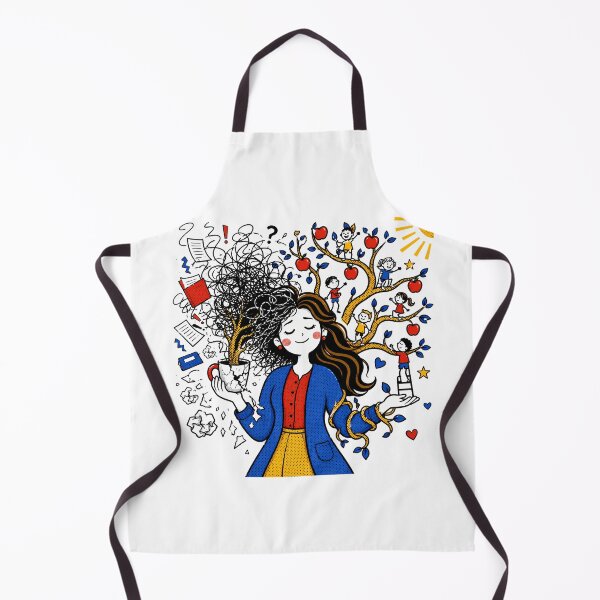 Item preview, Teacher Burnout Doodle For Elementary Educators designed and sold by chattsuede.