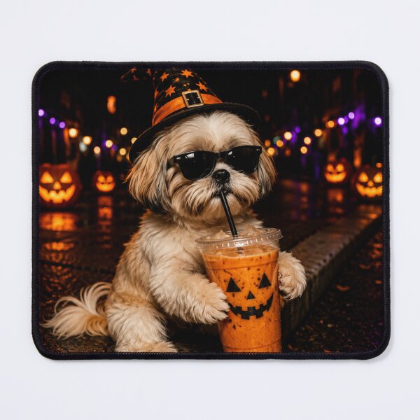 Item preview, Goldendoodle Halloween Coffee Pumpkin Spooky Dog Fall designed and sold by Artbyrome.