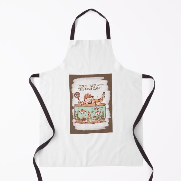 Item preview, Your Tank Can Wait The Fish Can't Funny Aquarium Gift designed and sold by CrestlineDesign.
