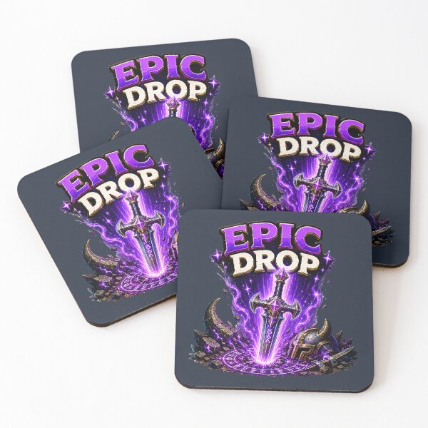 Item preview, Epic Drop – Fantasy Magic Sword RPG Gamer Loot Design designed and sold by PXEpic.