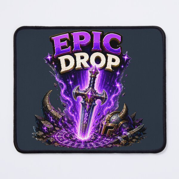 Item preview, Epic Drop – Fantasy Magic Sword RPG Gamer Loot Design designed and sold by PXEpic.
