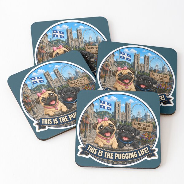 Item preview, Montreal Quebec, The PUG LIFE, Pugging Life designed and sold by MargaritaGRL.