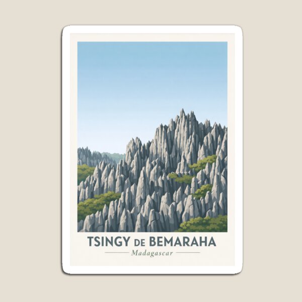 Item preview, Madagascar Vintage Travel Poster Exotic Island Nature Wall Art designed and sold by Eclipse 3699.