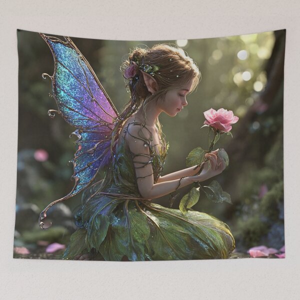 Item preview, Butterfly Wing Fairy Rose Whisper designed and sold by Storybook Botanica.