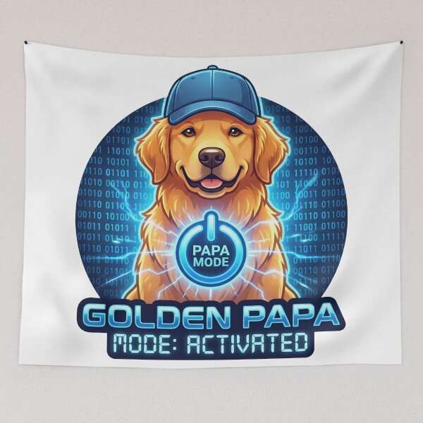 Item preview, Golden Papa Mode Activated designed and sold by zoughlal.
