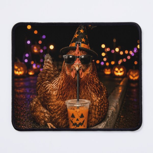 Item preview, Funny Halloween Chicken Coffee Pumpkin Spooky Farm Fall designed and sold by Artbyrome.