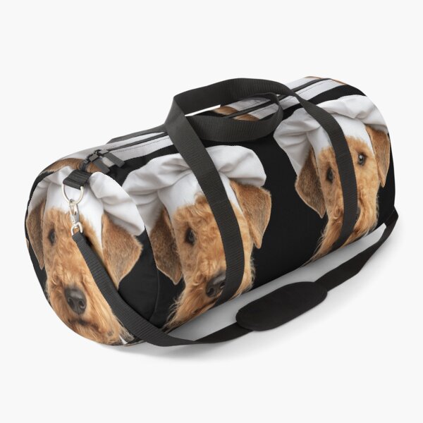 Item preview, Funny Airedale Terrier Dog Chef Realistic Animal Cooking Humor Art designed and sold by LazyOwlStore.