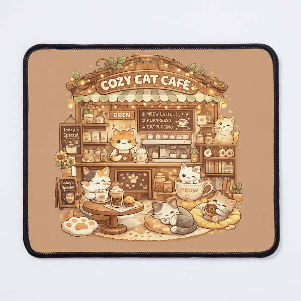 Item preview, Cozy Cat Cafe designed and sold by KookDesignZ.