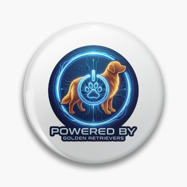 Item preview, Powered By Golden Retrievers designed and sold by zoughlal.