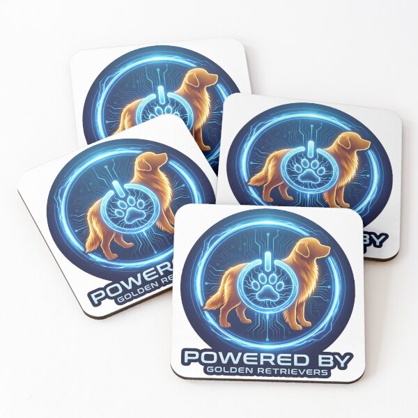 Item preview, Powered By Golden Retrievers designed and sold by zoughlal.